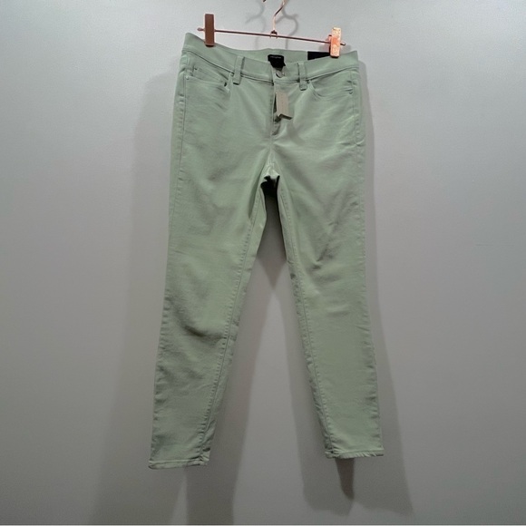 NWT ANN TAYLOR Modern Slim Ankle Length Jean Mint - Picture 4 of 9